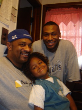 Me, Brandon (son), & TreVien (grandson)
