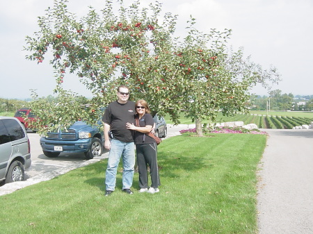 Me and the Mrs. at an Ontario winery