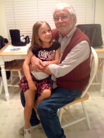 My sweetie Granddaughter and some old timer