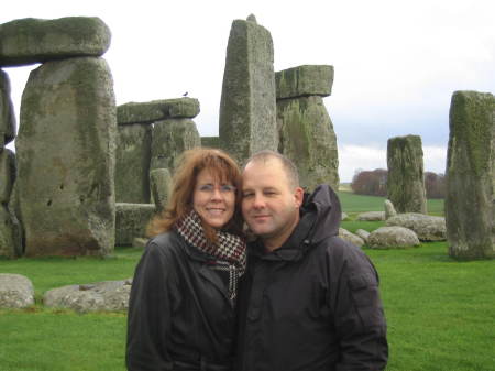 with wife In England 2006