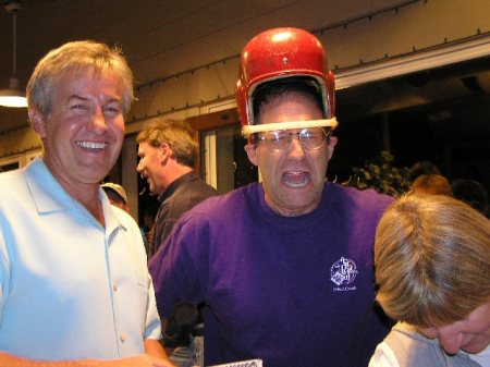 Chuck and Greg...helmet doesn't fit anymore