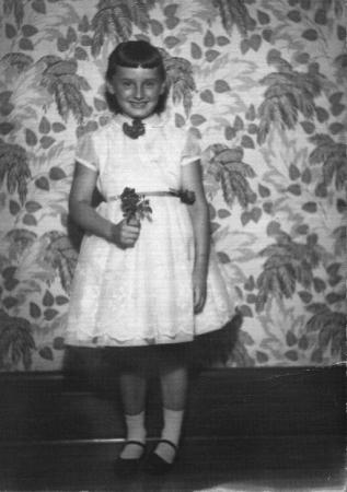 Me at 8. Taken in our house.