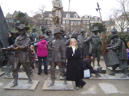 Rembrandt "De Nachtwacht" Square in Amsterdam