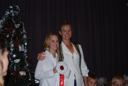 Devin (#1) Year end High Point Champion & Reserve All-around with me
