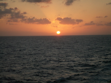 Sunset 2007  South of the equator .