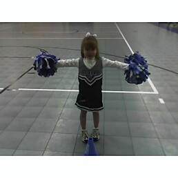 My little cheerleader