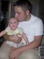 My youngest son Anthony and my granddaughter Mallorie