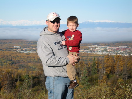 joshua and jackson in the mountains