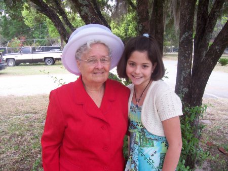 Paige and my Grandmother