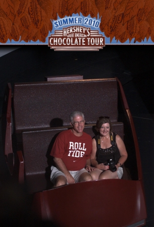 Me and Pat at Hershey's Chocolate World