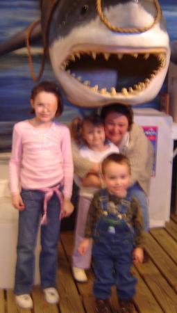 me and the kids at bass pro shops