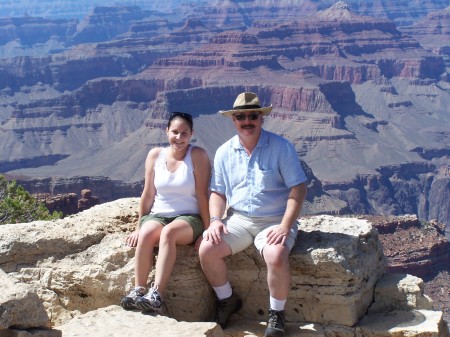 Megan & I visiting the Grand Canyon 8/06