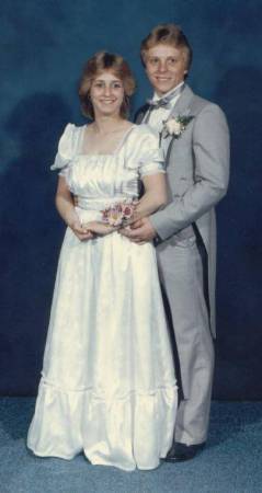 Amy & Scott - Sr Prom, 1984