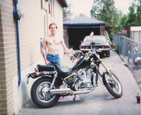 Me and my bike- 1990