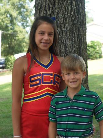 Jessica 7th grade Ethan 3rd grade