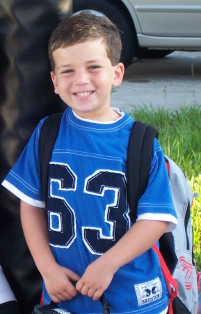 Cade ~ 1st Day of Kindergarten