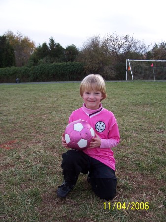 My little soccer star!!