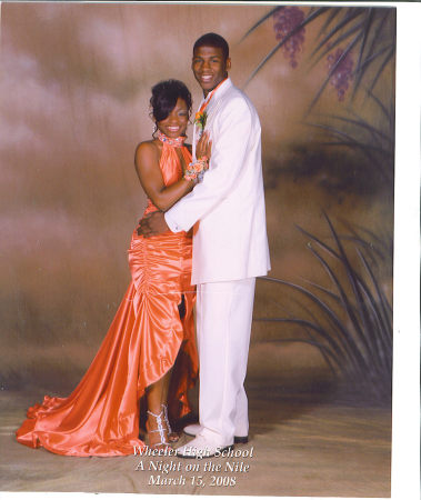 Daughter Ashley and Dequan (Prom 08")