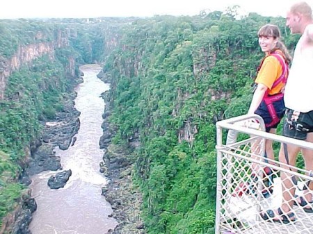 Zimbabwe Africa 2000 - Victoria Falls Bungy Jump