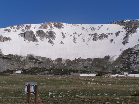 snowy range mountains