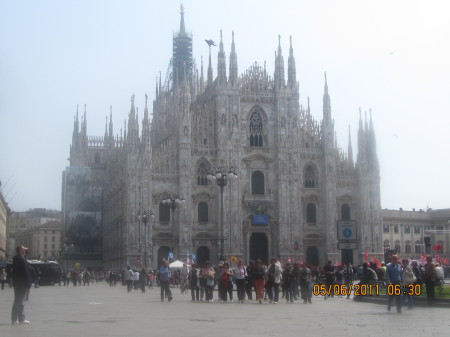 The Duomo, as seen from a cafe across street