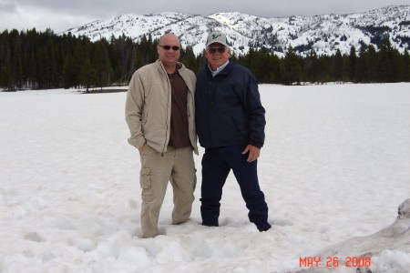 My dad and I in Yellowstone