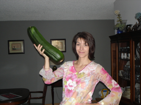 What does the Lovely Mrs Knowlson have for our departing guests?  A Zucchini