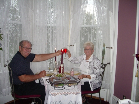 Romantic dinner for two at a B&B