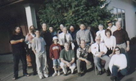 The Whole Family on Dad's 70th Birthday in Olympia, WA