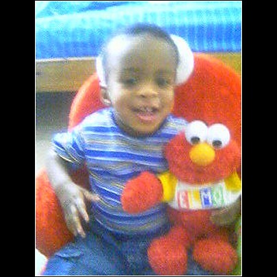 Chayton with Elmo