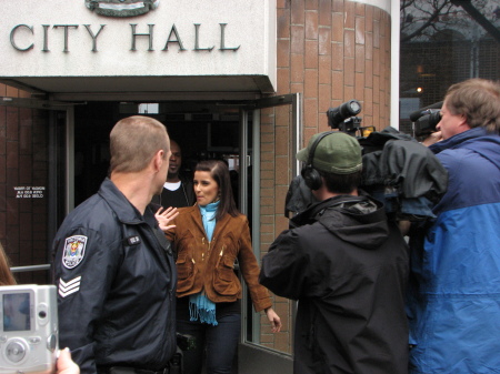 Nelly Furtado leaves City Hall