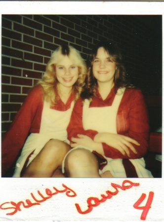 Shelley and Laura high school