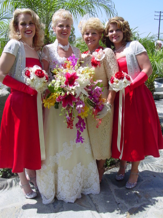 my family on my wedding day