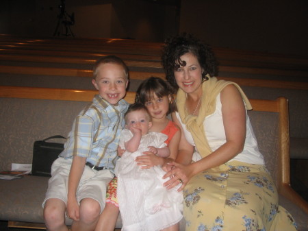 Lily's Dedication at church - April 05