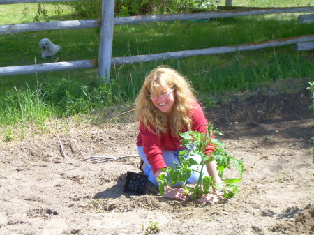 Me in my garden