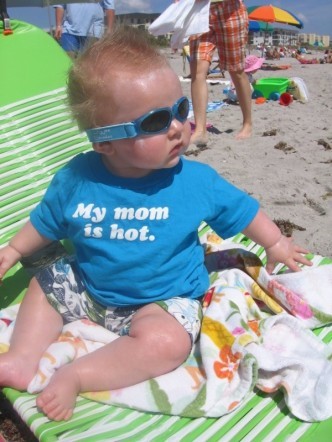 Mason at the Beach