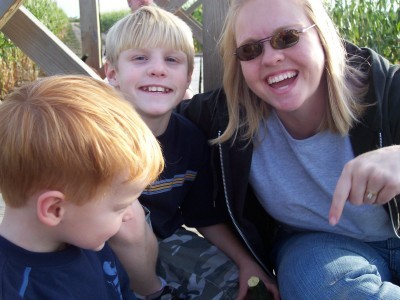 My beautiful wife, Lisa, and the boys