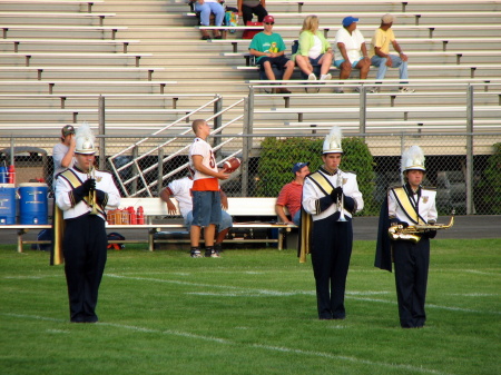 Parker in Marching Band