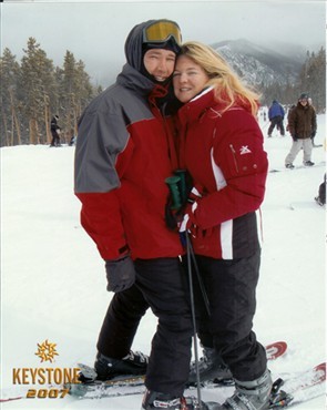 Mike & Gina Skiing 2/07