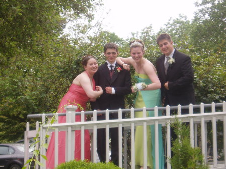 Elizabeth, Bob, Lindsay and Shawn before prom