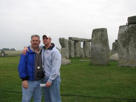 bryan and me at stonehenge