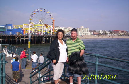 Me and My Baby at Santa Monica Pier