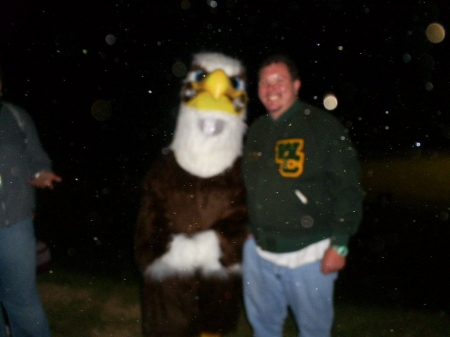 WCHS Eagle Mascot and I