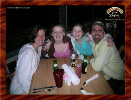 Emily, Aliyah(14), Hannah(11), and Me...Hilton Head; Spring 2007