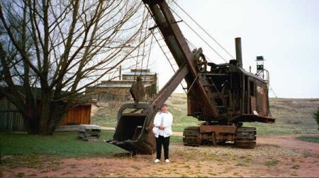 Cari Exploring Mining Equipment in Colorado