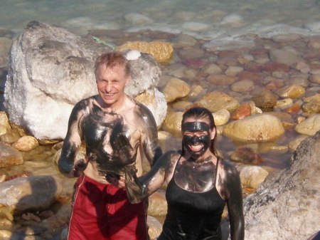 Ray and I at the Dead Sea 2008