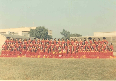 Theodore Roosevelt High School Riderette Drill Team Fall of 1970.