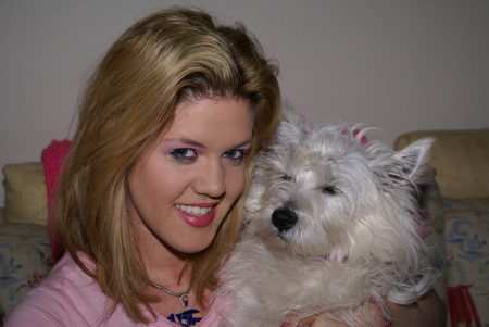 Kimberley and her dog