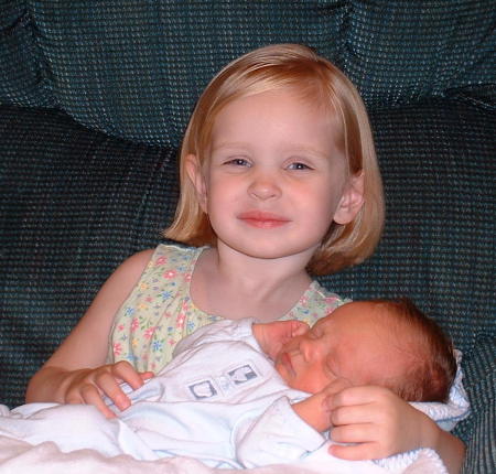 Proud big sis (June '04)