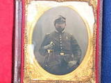 Civil War era ambrotype portrait